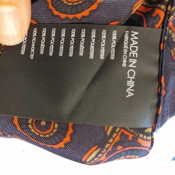 CLUB Monaco Printed Twill Pants Size 6 - Picture 8 of 10